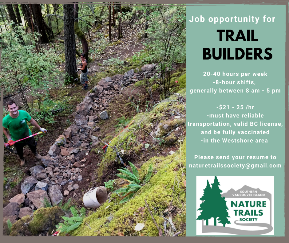 Looking for Trail Builders in Westshore!!